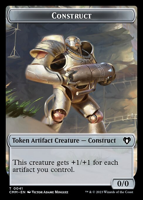 The Monarch // Construct (0041) Double-Sided Token [Commander Masters Tokens] | Game Grid - Logan