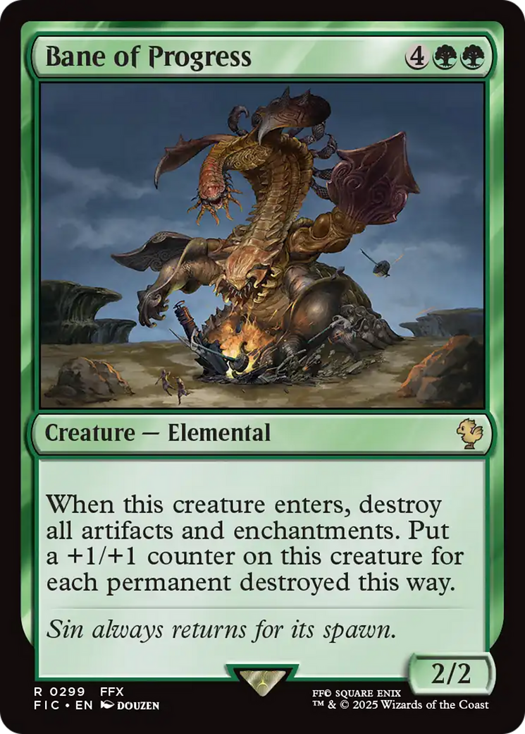 Bane of Progress [FINAL FANTASY Commander] | Game Grid - Logan