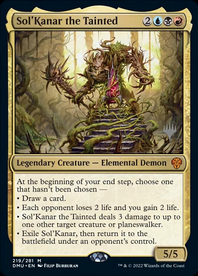 Sol'Kanar the Tainted (Promo Pack) [Dominaria United Promos] | Game Grid - Logan