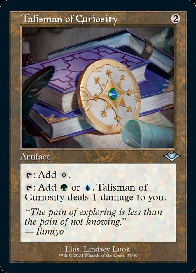 Talisman of Curiosity (Retro Foil Etched) [Modern Horizons] | Game Grid - Logan