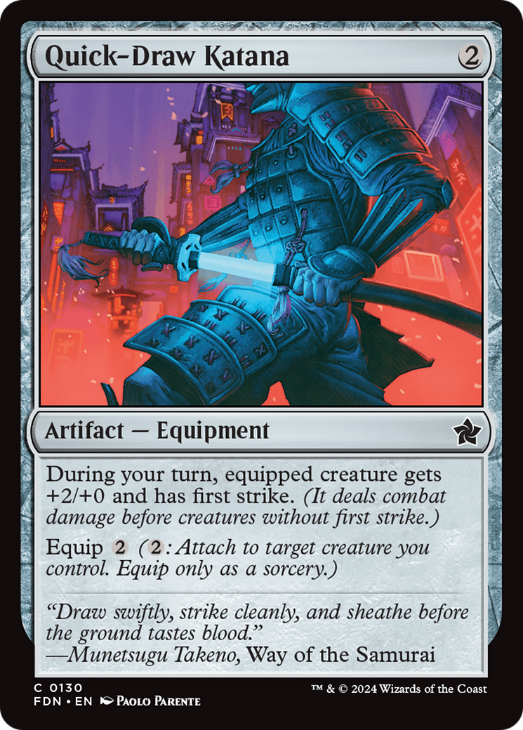 Quick-Draw Katana [Foundations] | Game Grid - Logan