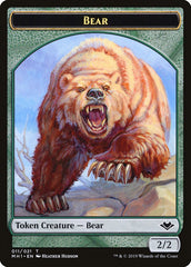 Zombie (007) // Bear (011) Double-Sided Token [Modern Horizons Tokens] | Game Grid - Logan