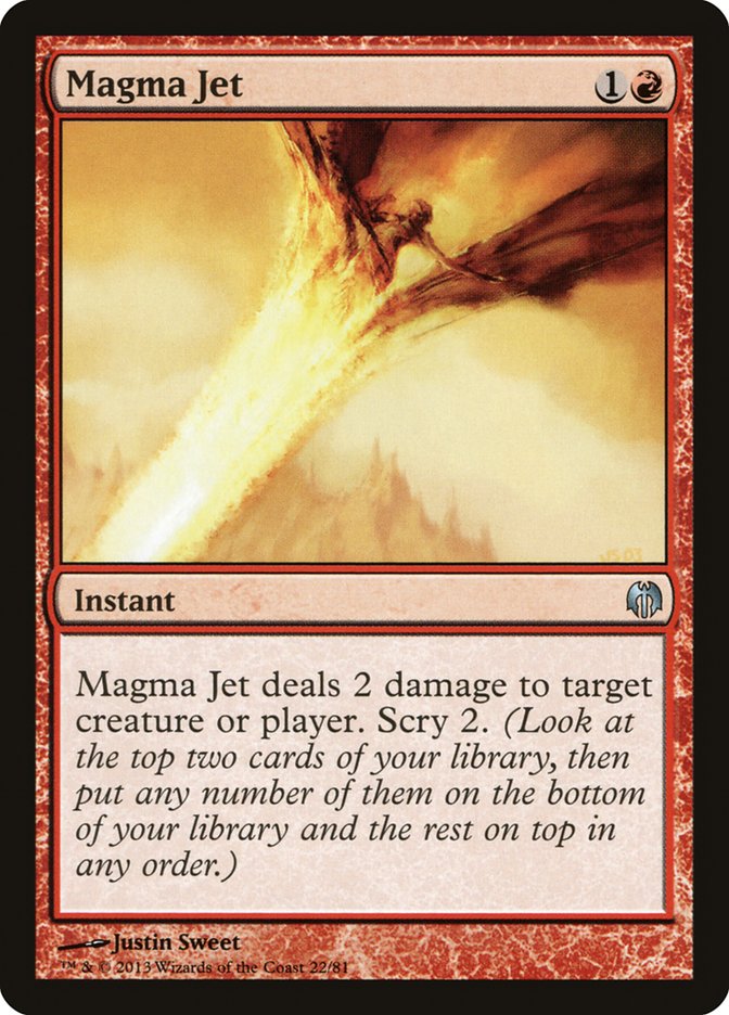 Magma Jet [Duel Decks: Heroes vs. Monsters] | Game Grid - Logan