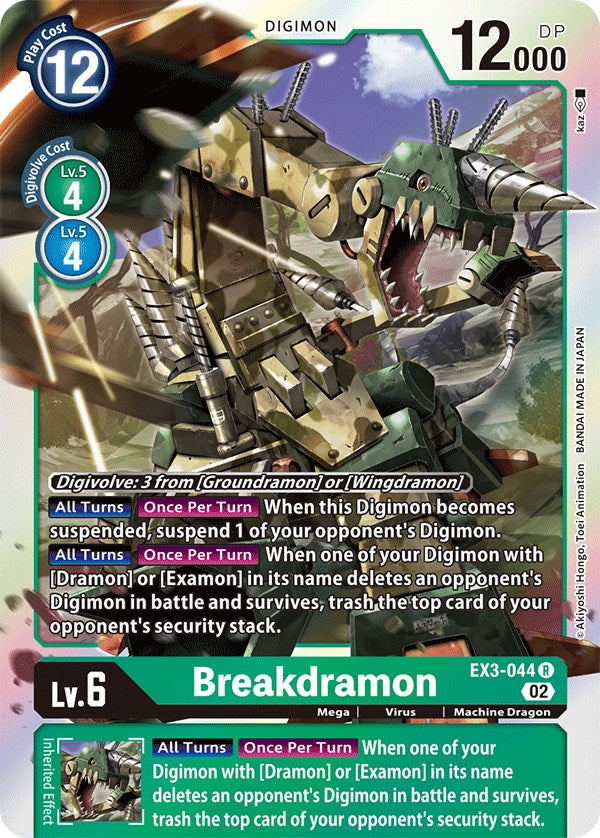 Breakdramon [EX3-044] [Draconic Roar] | Game Grid - Logan