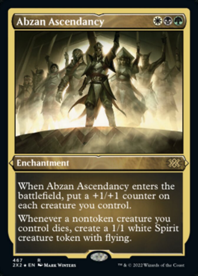 Abzan Ascendancy (Foil Etched) [Double Masters 2022] | Game Grid - Logan