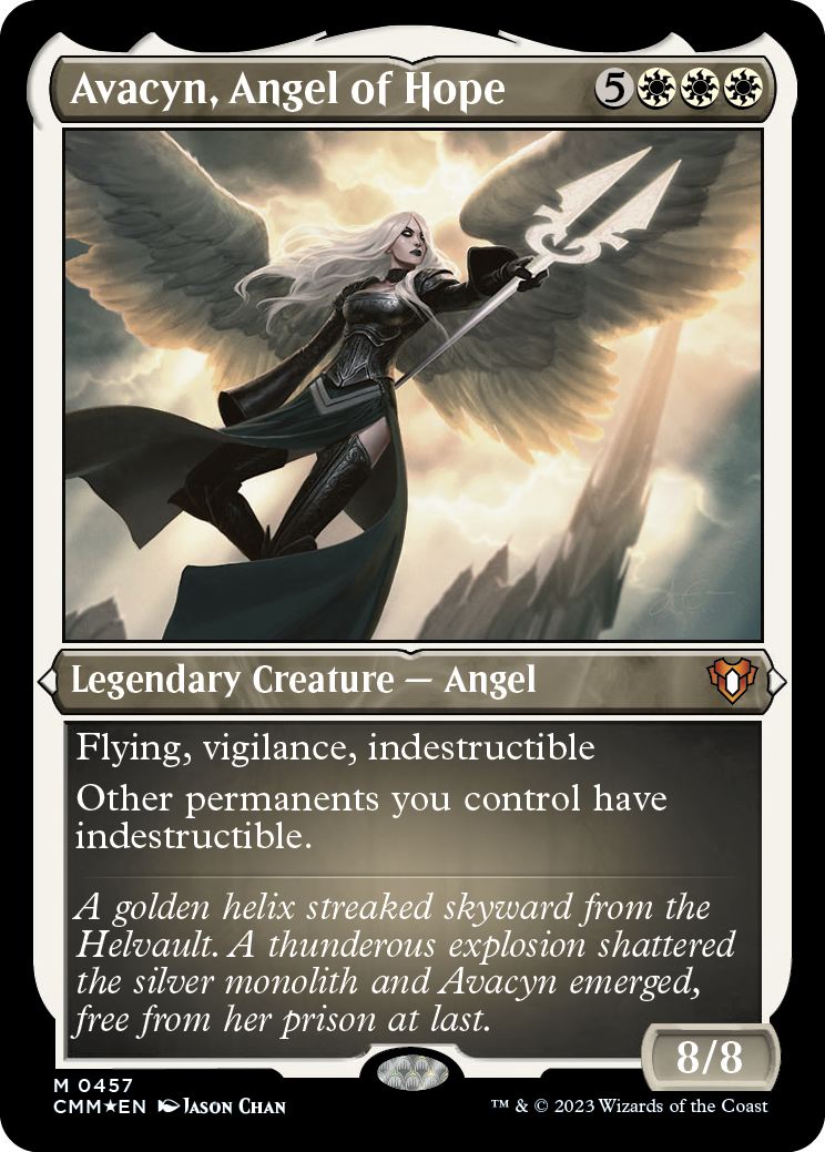 Avacyn, Angel of Hope (Foil Etched) [Commander Masters] | Game Grid - Logan