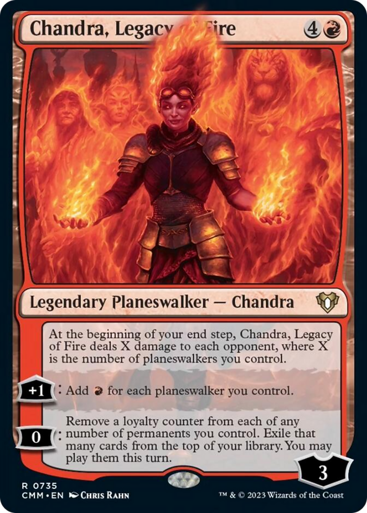 Chandra, Legacy of Fire [Commander Masters] | Game Grid - Logan
