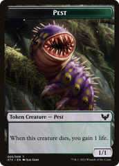 Pest // Jace, Telepath Unbound Emblem Double-Sided Token [Secret Lair: From Cute to Brute Tokens] | Game Grid - Logan