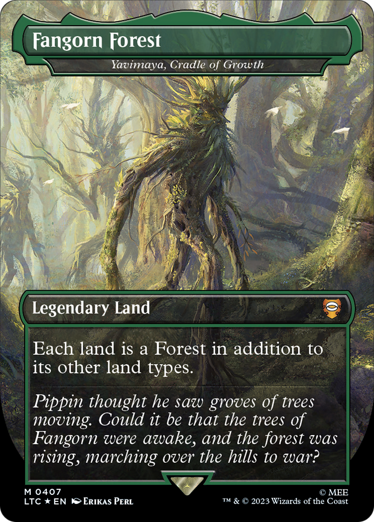 Fangorn Forest - Yavimaya, Cradle of Growth (Surge Foil Realms and Relics) [The Lord of the Rings: Tales of Middle-Earth Commander] | Game Grid - Logan