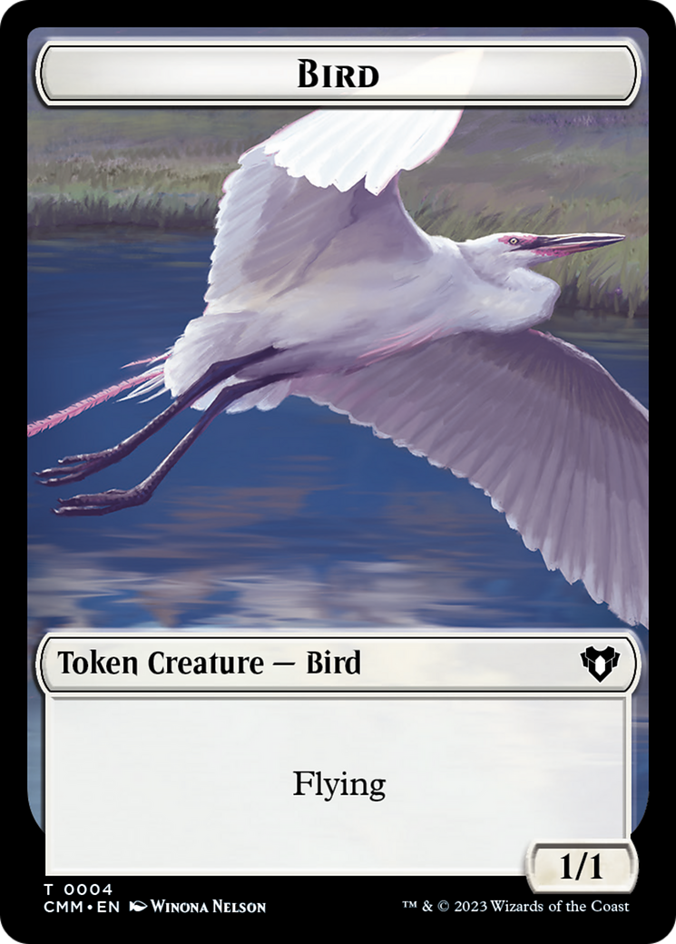 Bird Token [Commander Masters Tokens] | Game Grid - Logan