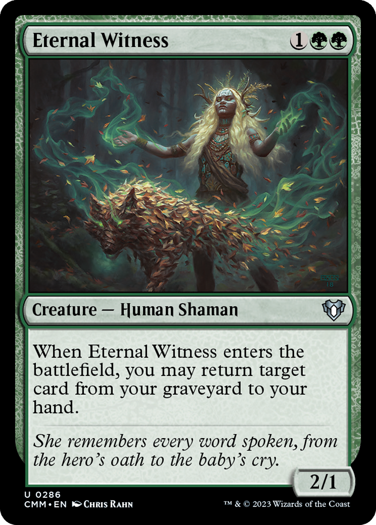 Eternal Witness [Commander Masters] | Game Grid - Logan