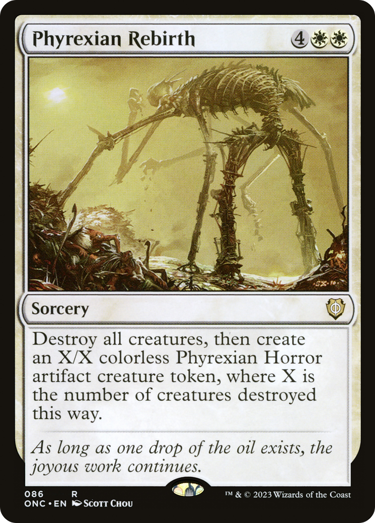 Phyrexian Rebirth [Phyrexia: All Will Be One Commander] | Game Grid - Logan