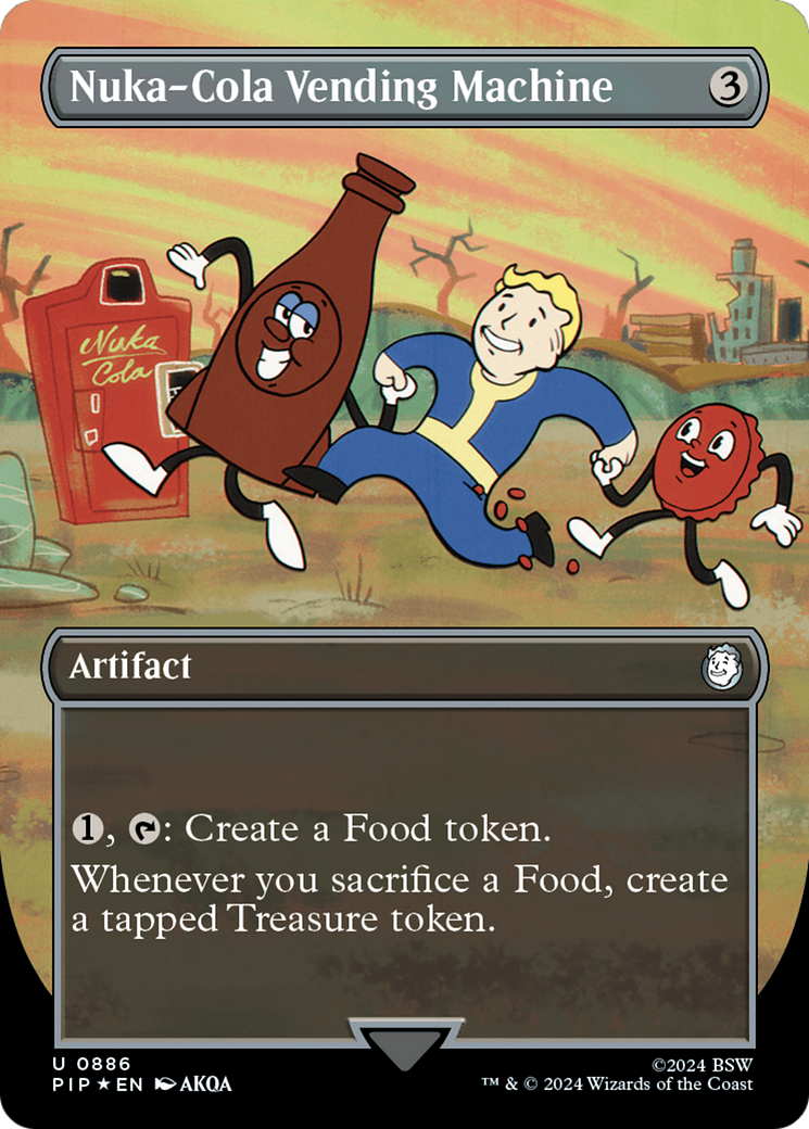 Nuka-Cola Vending Machine (Borderless) (Surge Foil) [Fallout] | Game Grid - Logan
