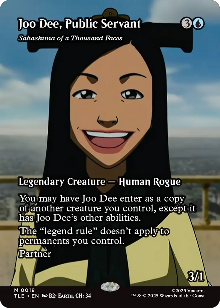 Joo Dee, Public Servant - Sakashima of a Thousand Faces (Borderless) [Avatar: The Last Airbender: Eternal-Legal] | Game Grid - Logan