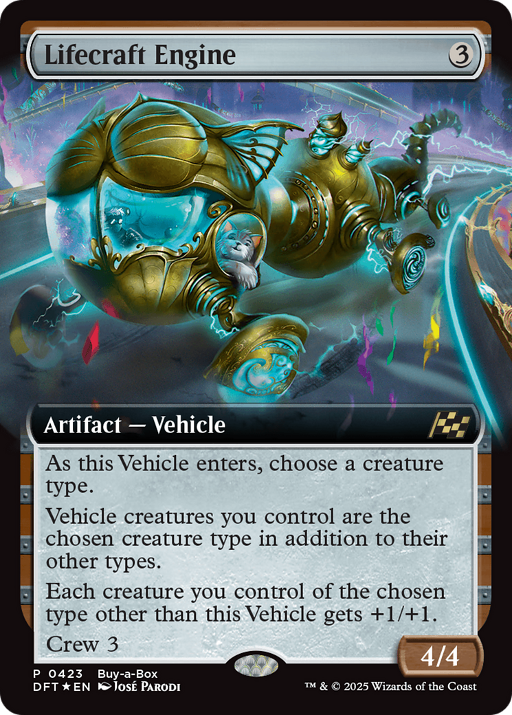 Lifecraft Engine (Extended Art) (Buy-A-Box) [Aetherdrift Promos] | Game Grid - Logan