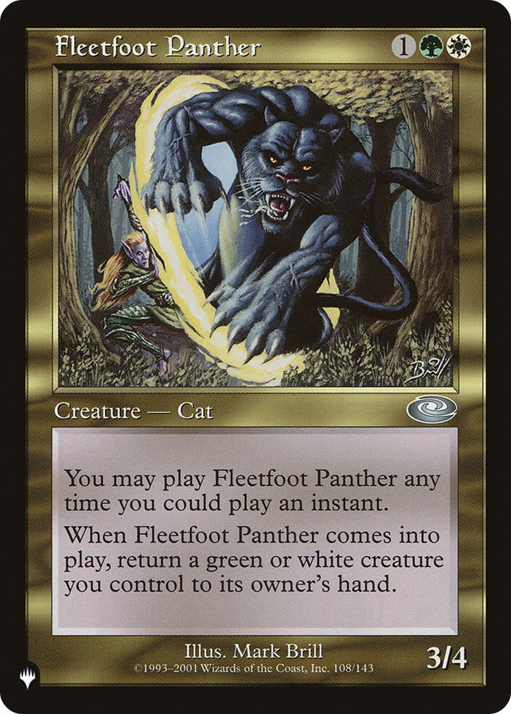 Fleetfoot Panther [The List] | Game Grid - Logan
