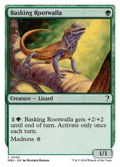 Basking Rootwalla (White Border) [Mystery Booster 2] | Game Grid - Logan