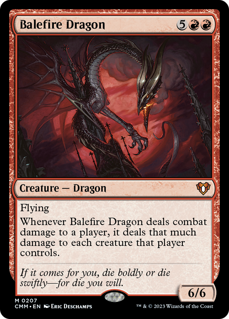 Balefire Dragon [Commander Masters] | Game Grid - Logan