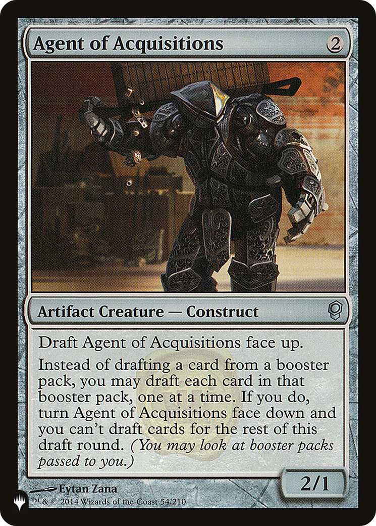 Agent of Acquisitions [The List Reprints] | Game Grid - Logan