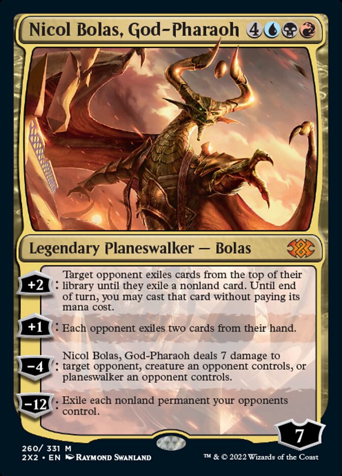 Nicol Bolas, God-Pharaoh [Double Masters 2022] | Game Grid - Logan
