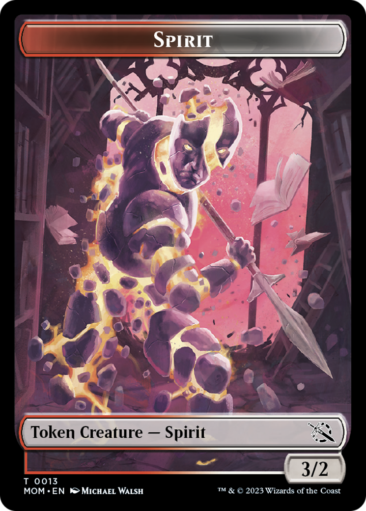 Spirit Token (13) [March of the Machine Tokens] | Game Grid - Logan