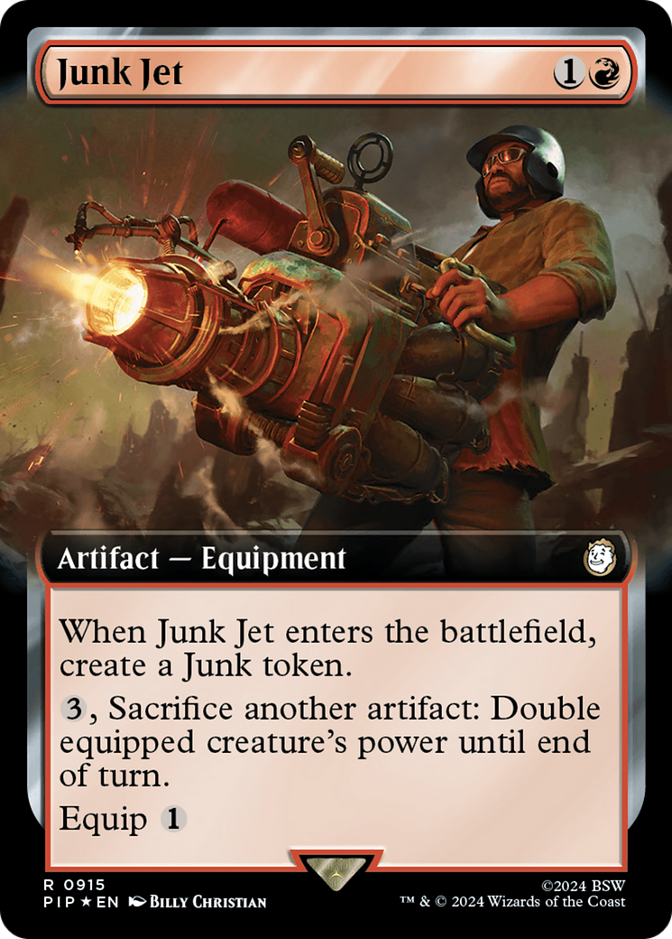 Junk Jet (Extended Art) (Surge Foil) [Fallout] | Game Grid - Logan