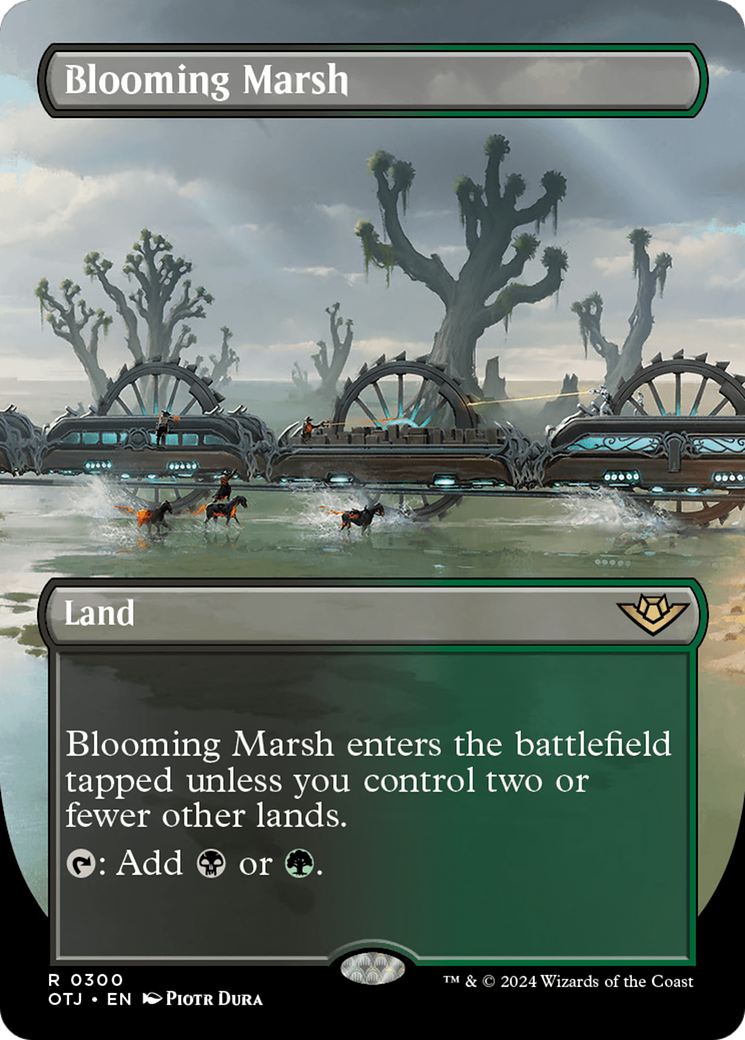 Blooming Marsh (Borderless) [Outlaws of Thunder Junction] | Game Grid - Logan