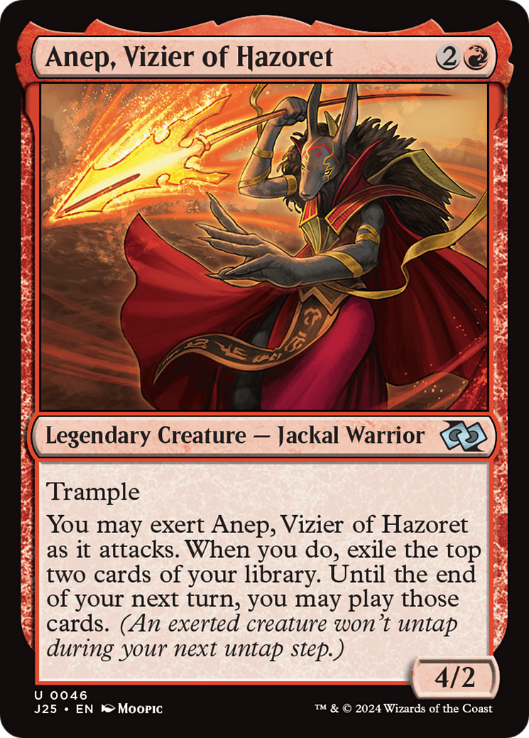 Anep, Vizier of Hazoret (Anime) [Foundations Jumpstart] | Game Grid - Logan