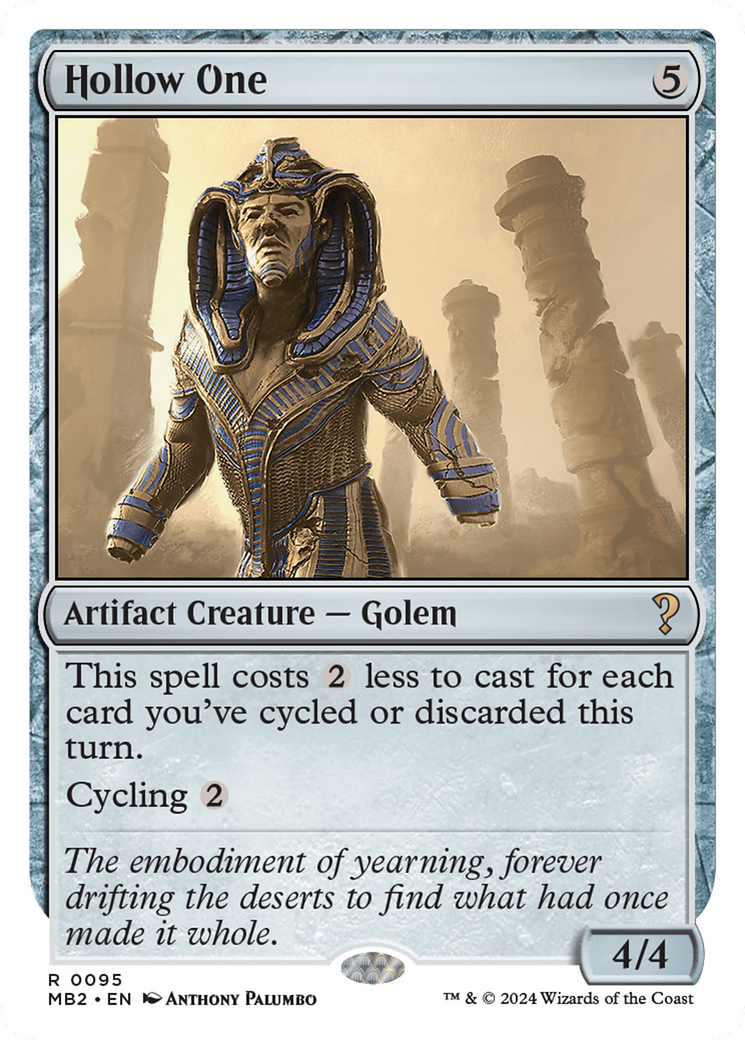 Hollow One (White Border) [Mystery Booster 2] | Game Grid - Logan