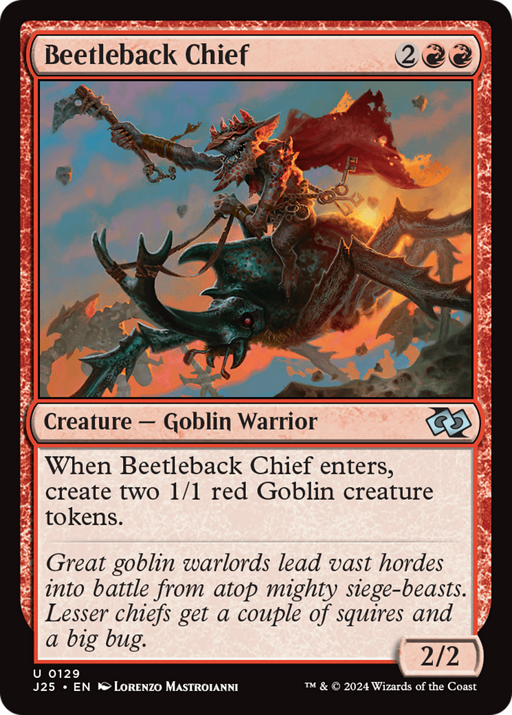 Beetleback Chief [Foundations Jumpstart] | Game Grid - Logan