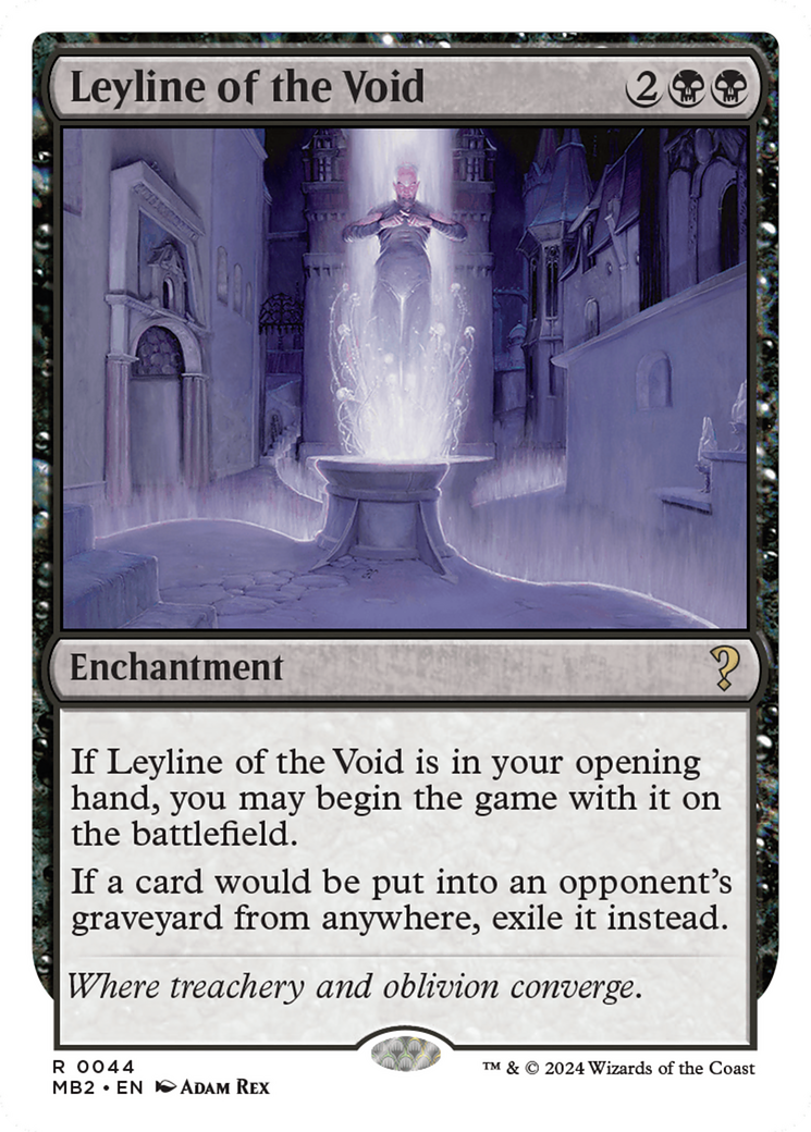 Leyline of the Void (White Border) [Mystery Booster 2] | Game Grid - Logan