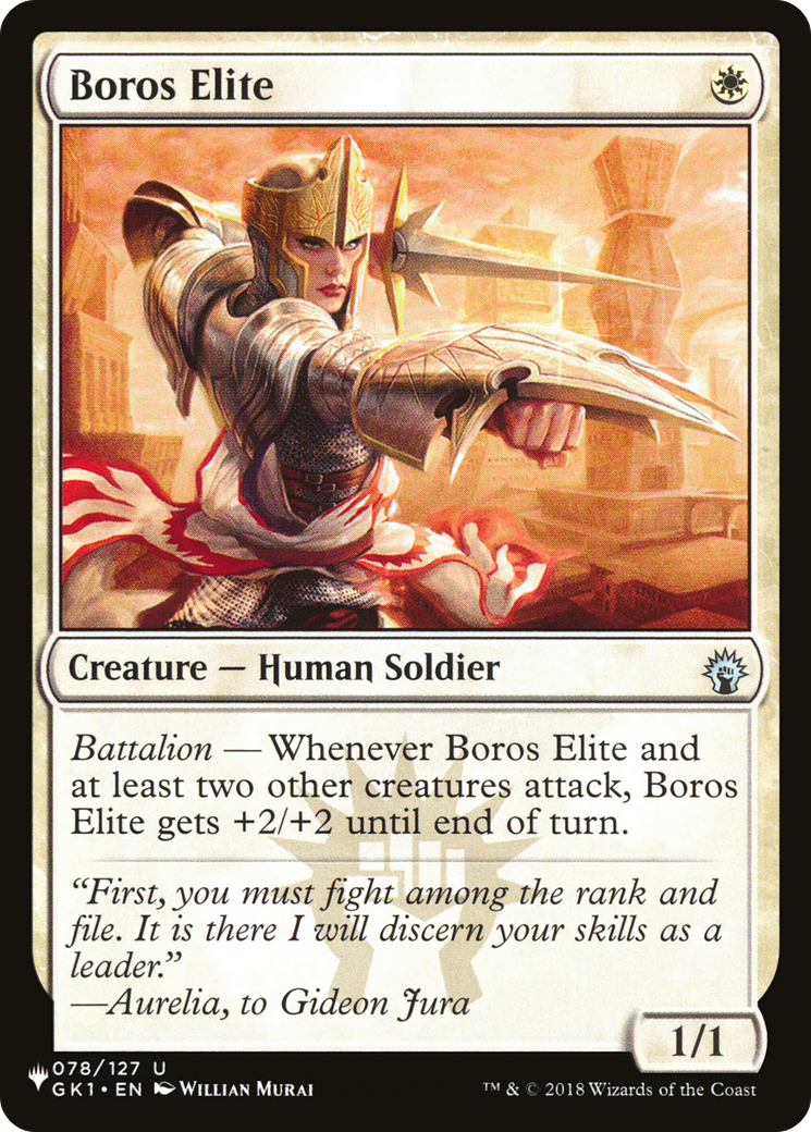 Boros Elite [The List Reprints] | Game Grid - Logan