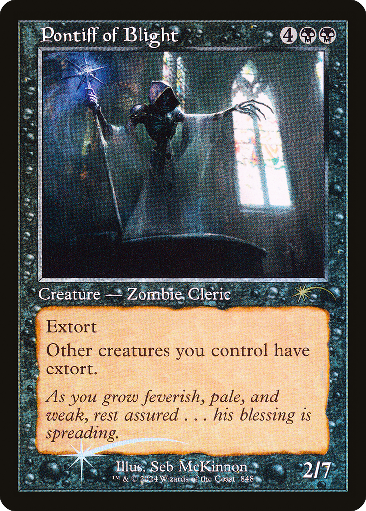 Pontiff of Blight (Retro Frame) [Secret Lair Drop Series] | Game Grid - Logan