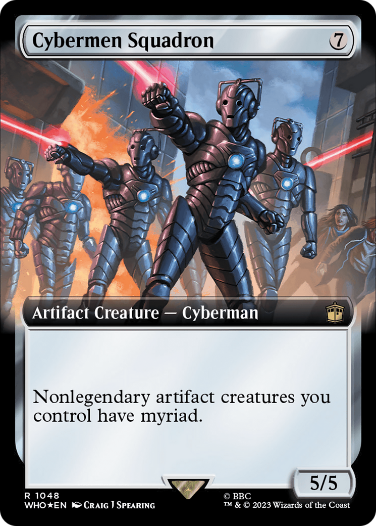 Cybermen Squadron (Extended Art) (Surge Foil) [Doctor Who] | Game Grid - Logan