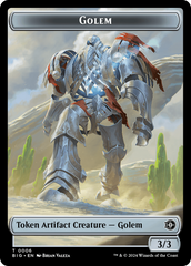 Golem // Plot Double-Sided Token [Outlaws of Thunder Junction: The Big Score Tokens] | Game Grid - Logan