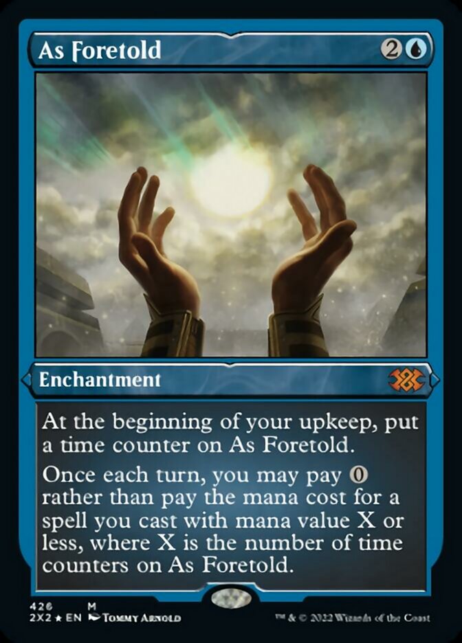 As Foretold (Foil Etched) [Double Masters 2022] | Game Grid - Logan