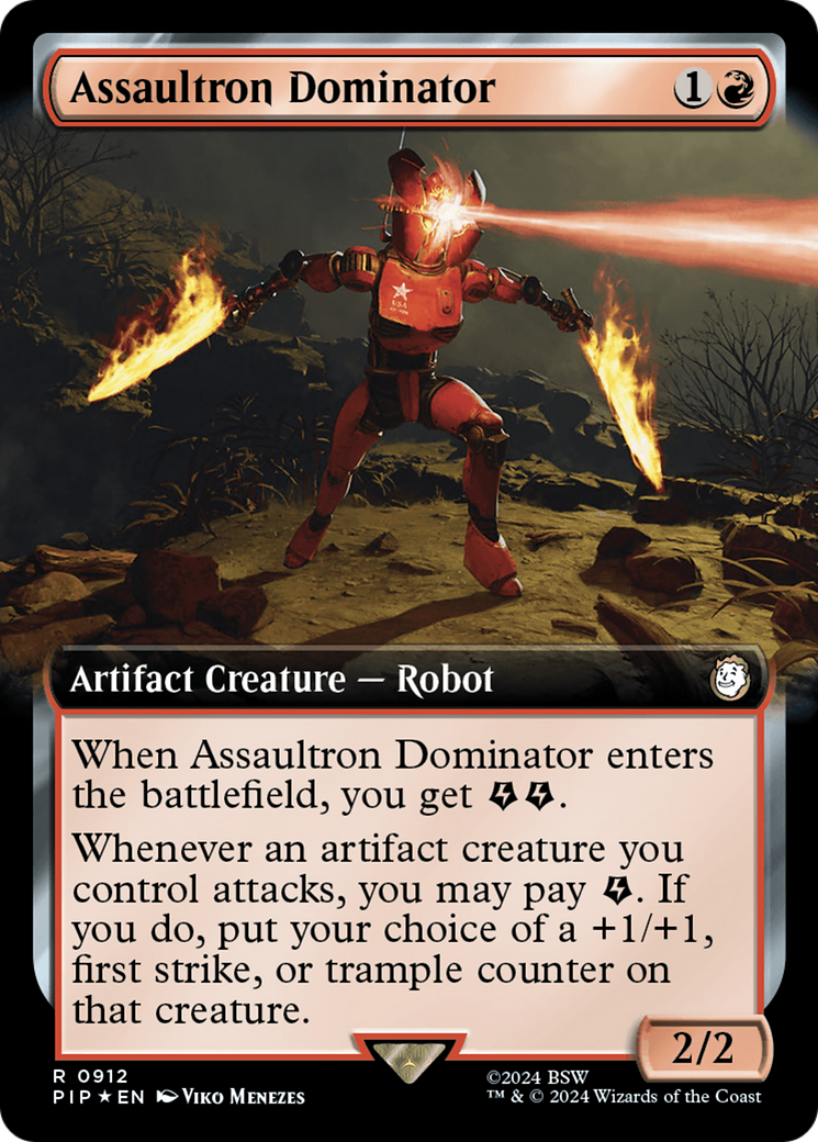 Assaultron Dominator (Extended Art) (Surge Foil) [Fallout] | Game Grid - Logan