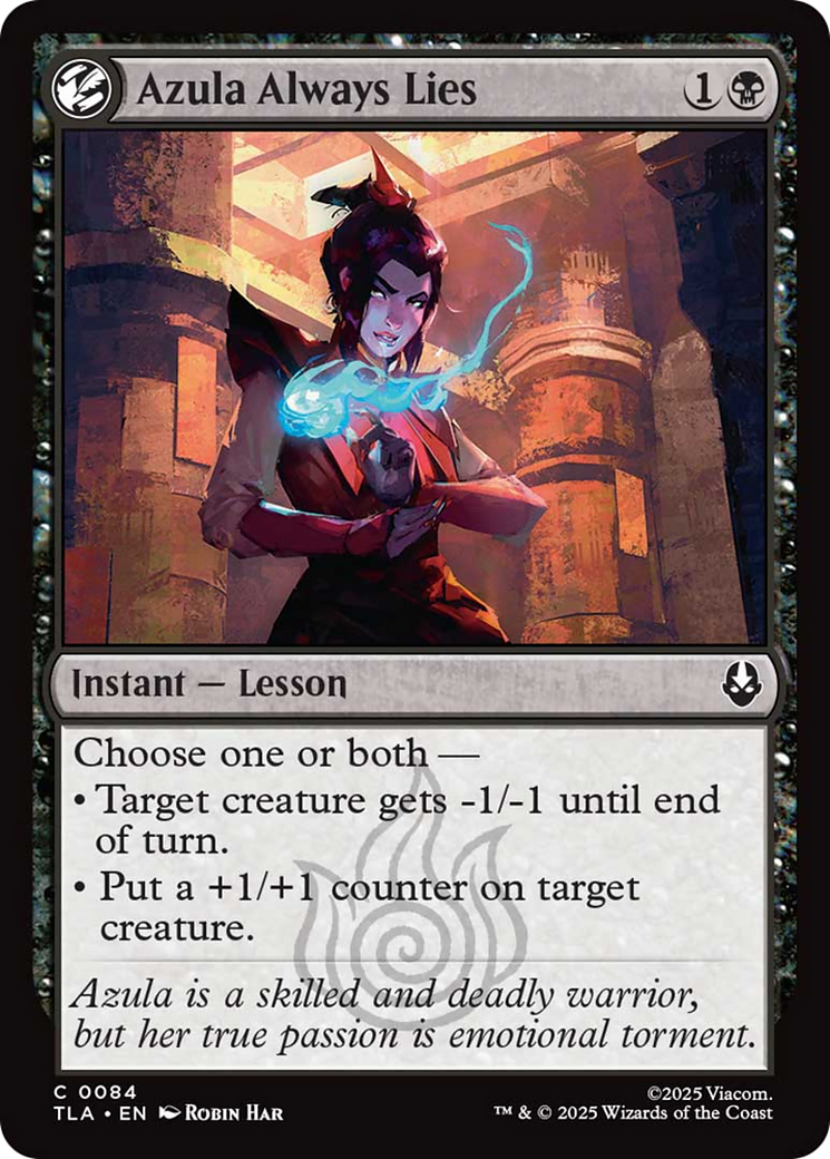 Azula Always Lies [Avatar: The Last Airbender] | Game Grid - Logan