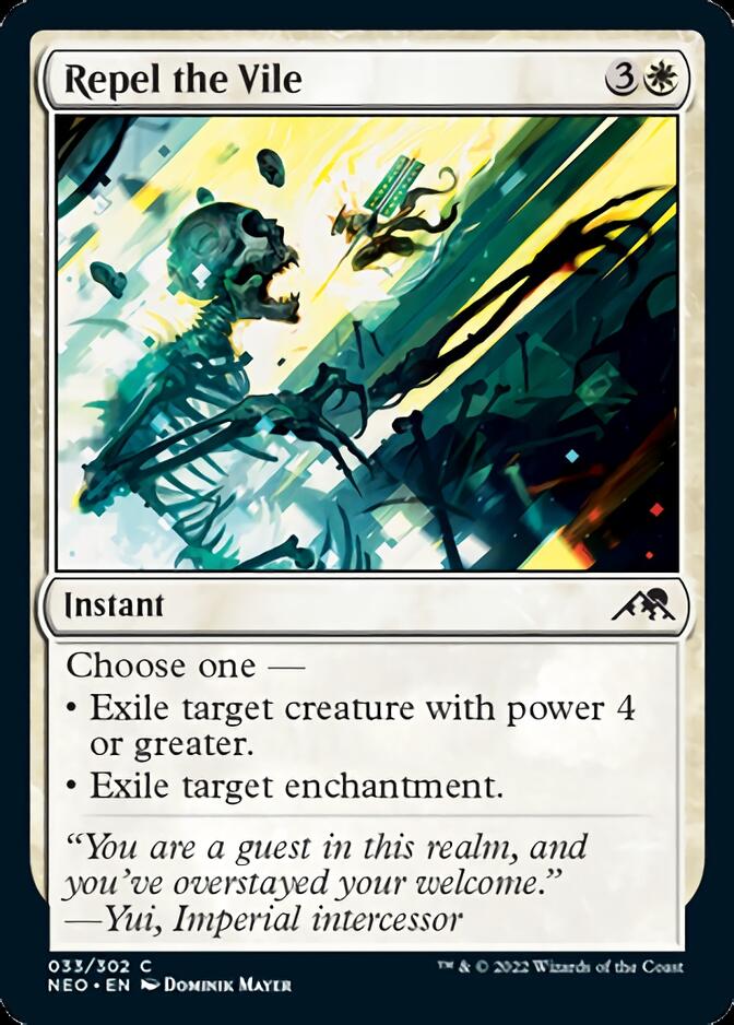 Repel the Vile [Kamigawa: Neon Dynasty] | Game Grid - Logan