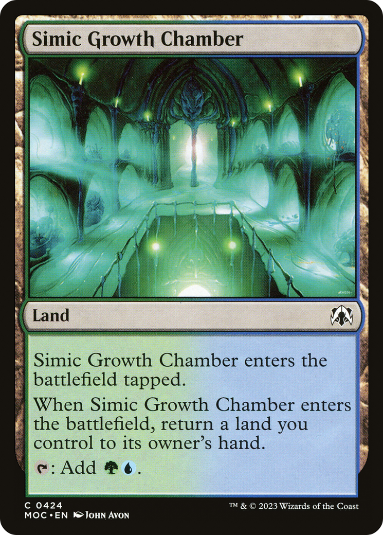 Simic Growth Chamber [March of the Machine Commander] | Game Grid - Logan