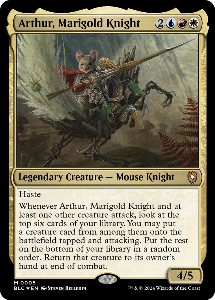 Arthur, Marigold Knight [Bloomburrow Commander] | Game Grid - Logan