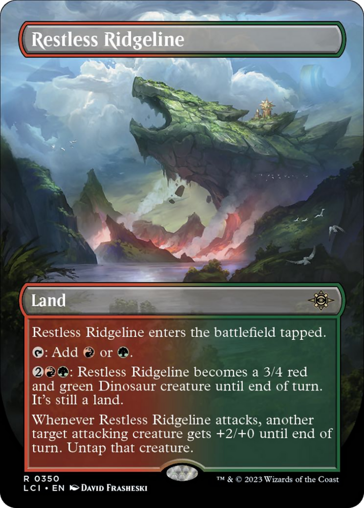 Restless Ridgeline (Borderless) [The Lost Caverns of Ixalan] | Game Grid - Logan