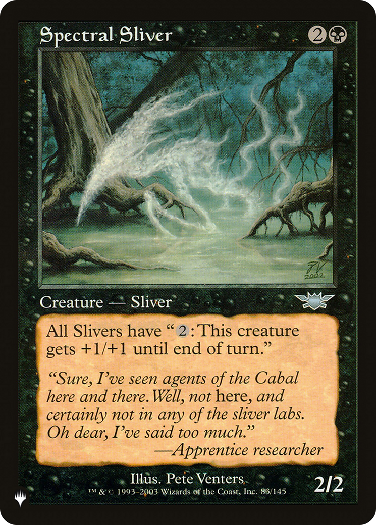 Spectral Sliver [The List Reprints] | Game Grid - Logan