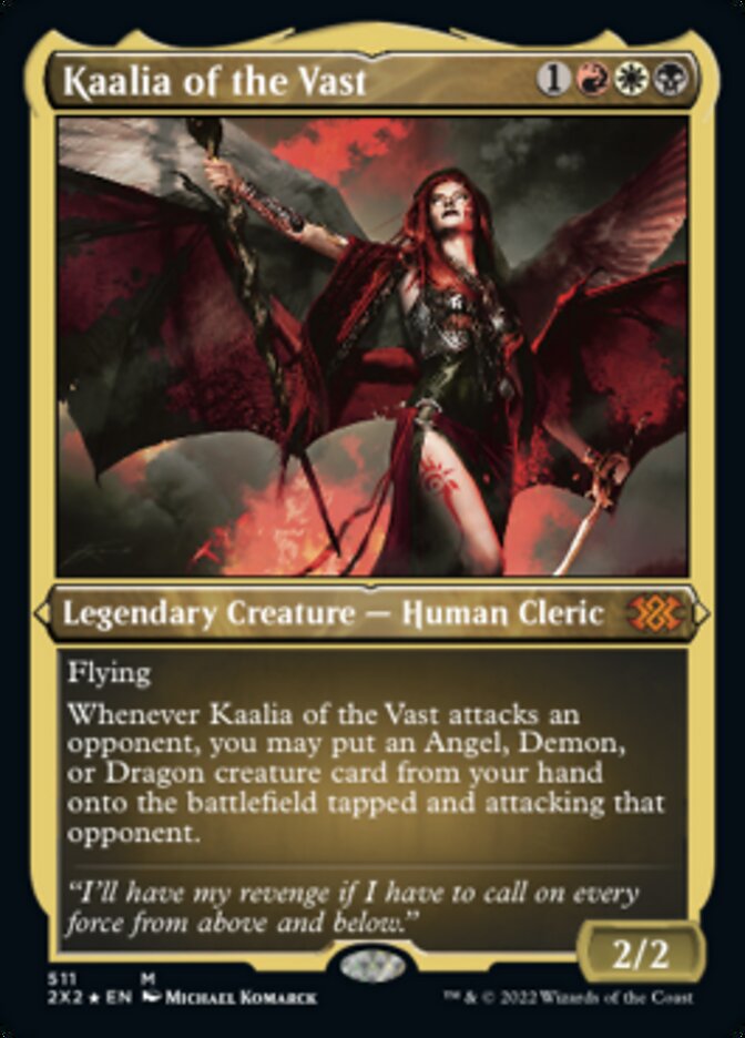 Kaalia of the Vast (Foil Etched) [Double Masters 2022] | Game Grid - Logan