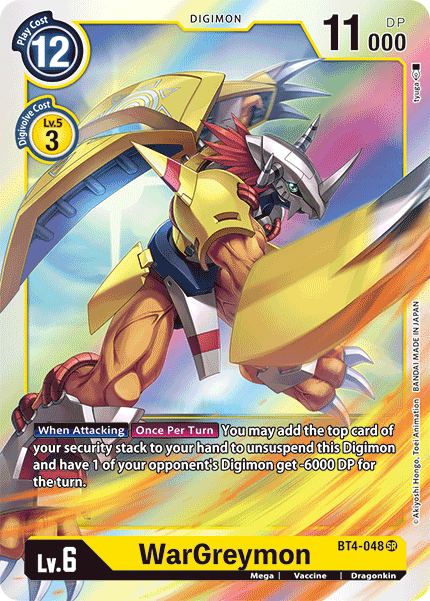 WarGreymon [BT4-048] [Great Legend] | Game Grid - Logan