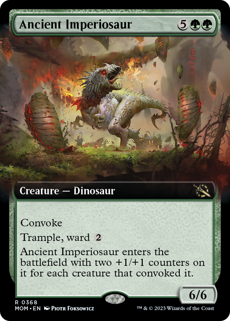 Ancient Imperiosaur (Extended Art) [March of the Machine] | Game Grid - Logan