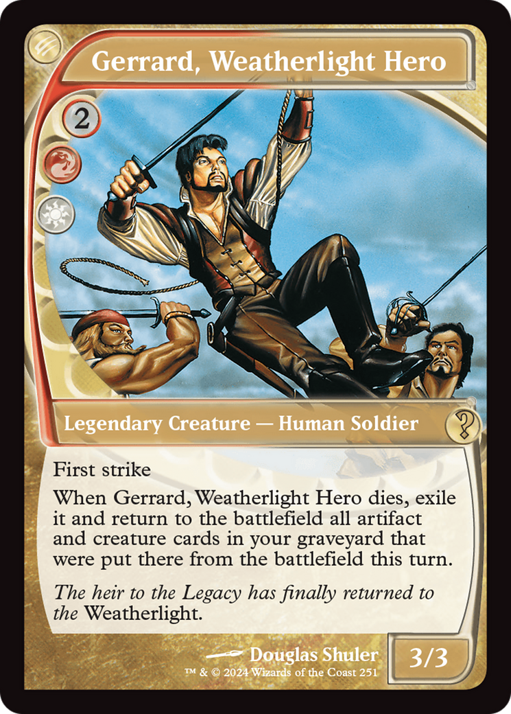 Gerrard, Weatherlight Hero (Future Sight) [Mystery Booster 2] | Game Grid - Logan