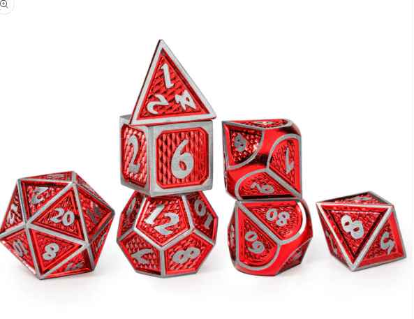 Behemoth Dice Set: Brushed Red | Game Grid - Logan