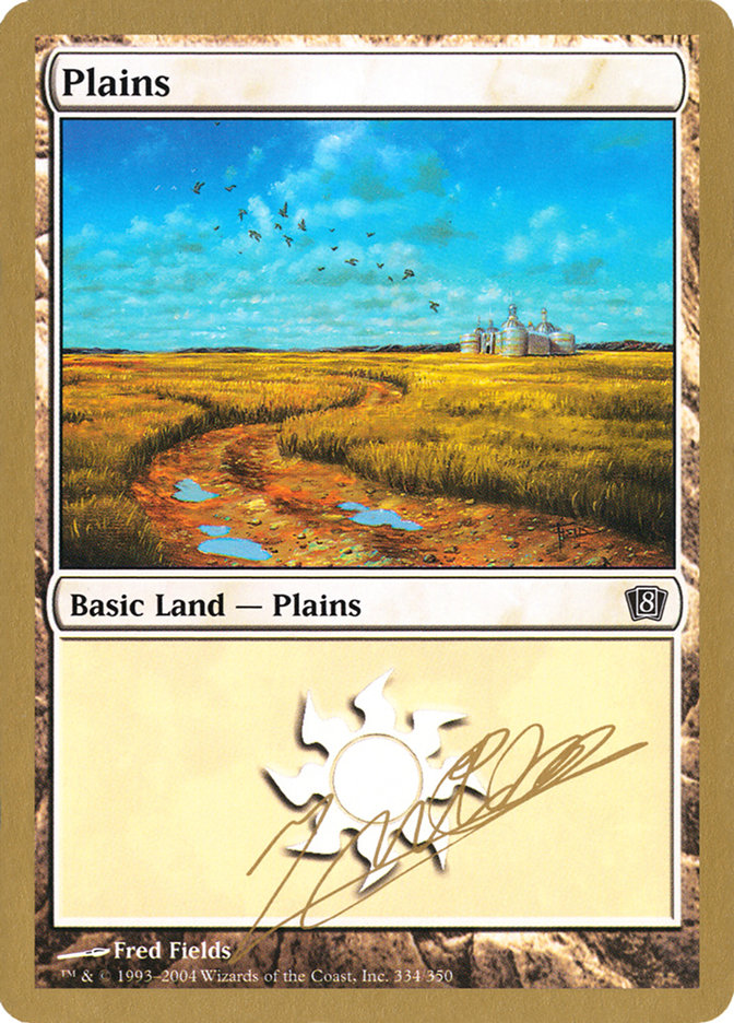 Plains (jn334) (Julien Nuijten) [World Championship Decks 2004] | Game Grid - Logan