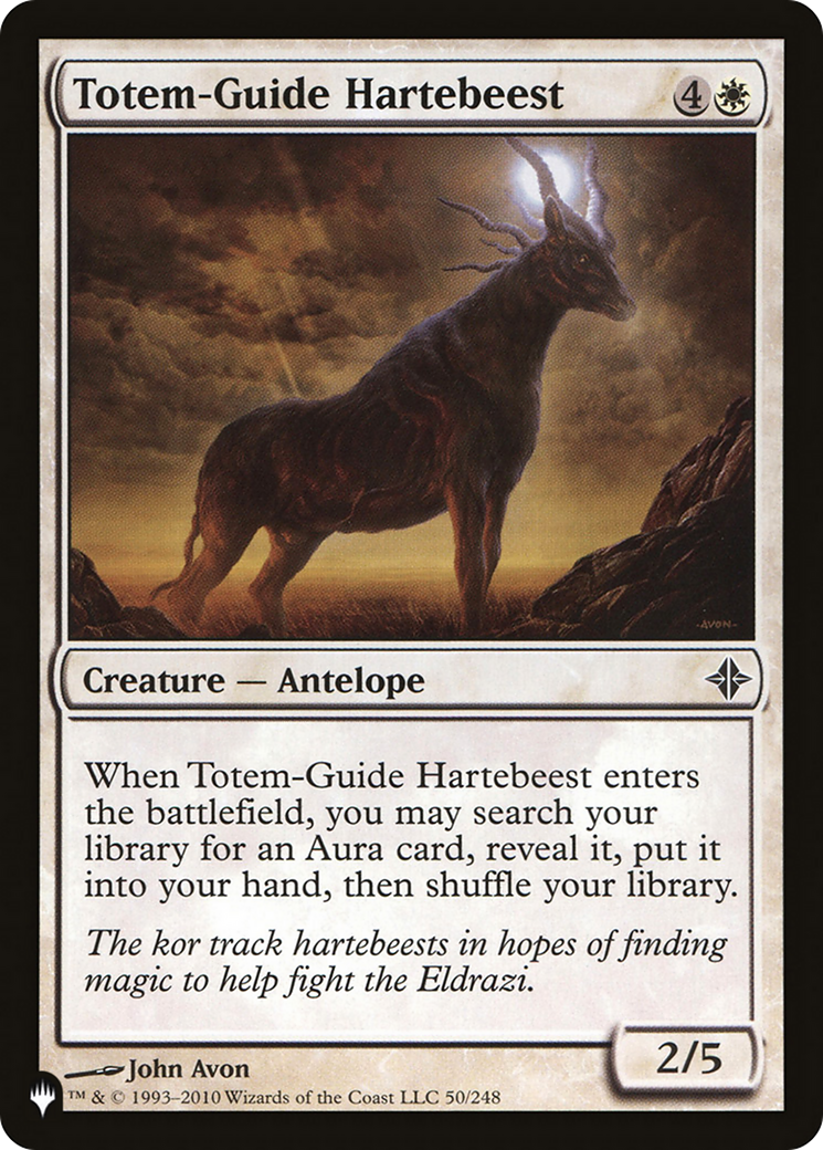 Totem-Guide Hartebeest [The List Reprints] | Game Grid - Logan